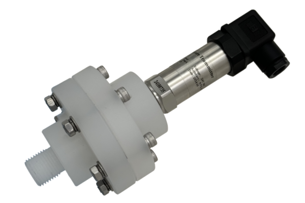 PVC Diaphragm Seal Body on WP401B Compact Pressure Transmitter tupe on Chemical Process Control